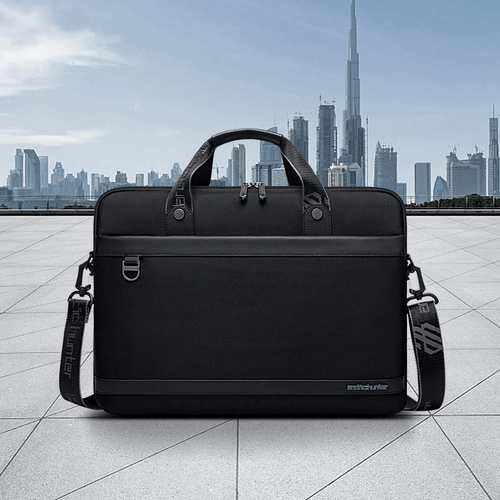 Arctic Hunter Office Business Sac à bandoulière Véritable mallette de direction Sac pour ordinateur portable de luxe