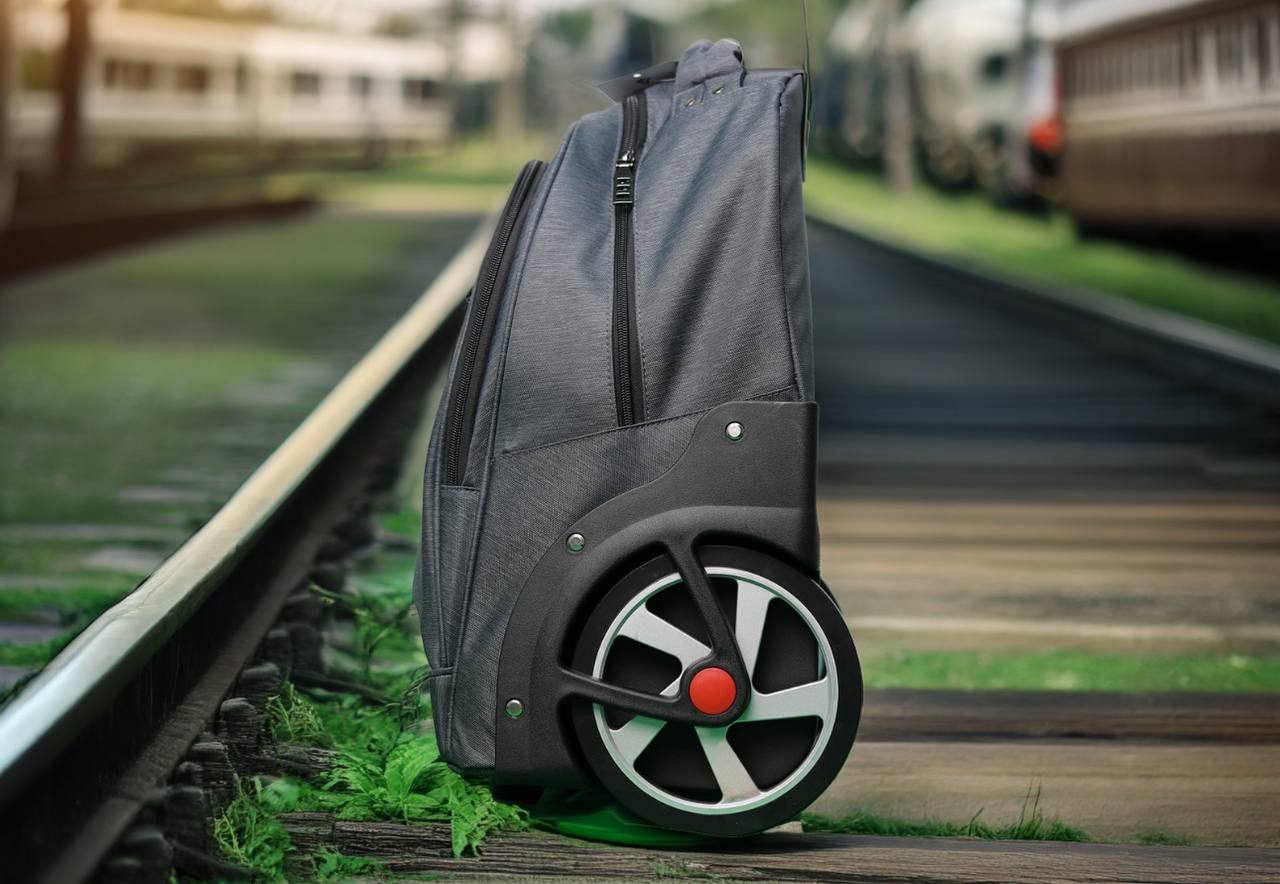 Cartable à roulettes grandes roues