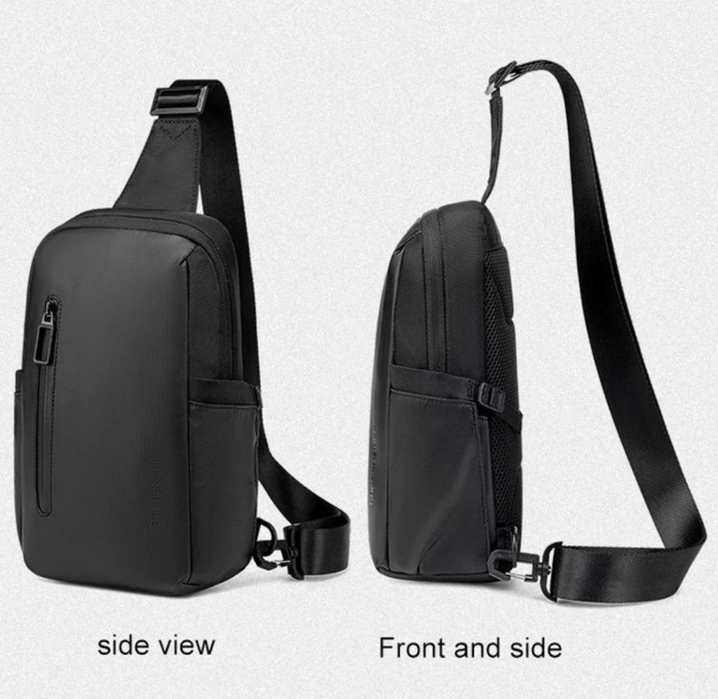 Sac bandoulière homme imperméable – Sac compact pour tablette et voyage