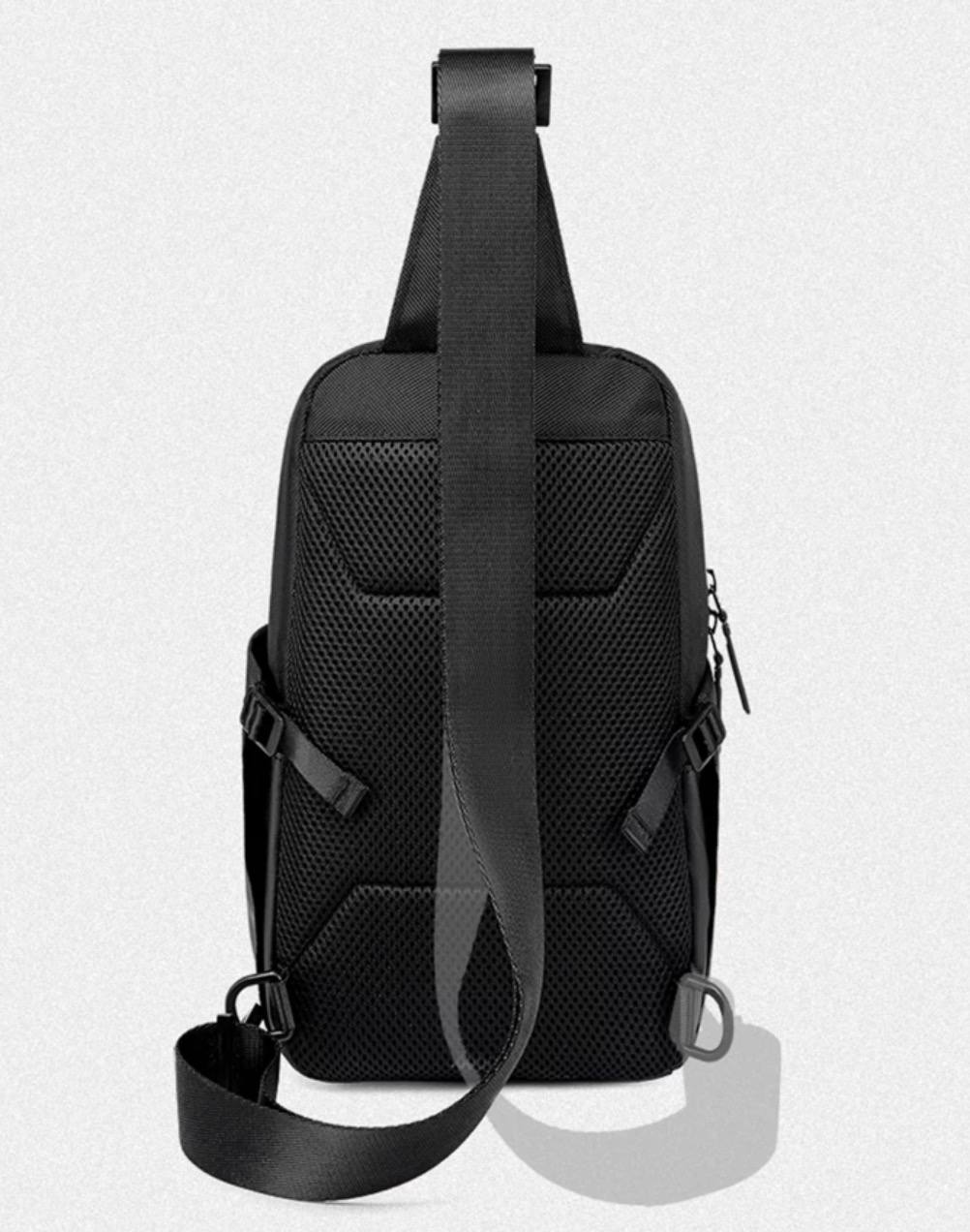 Sac bandoulière homme imperméable – Sac compact pour tablette et voyage