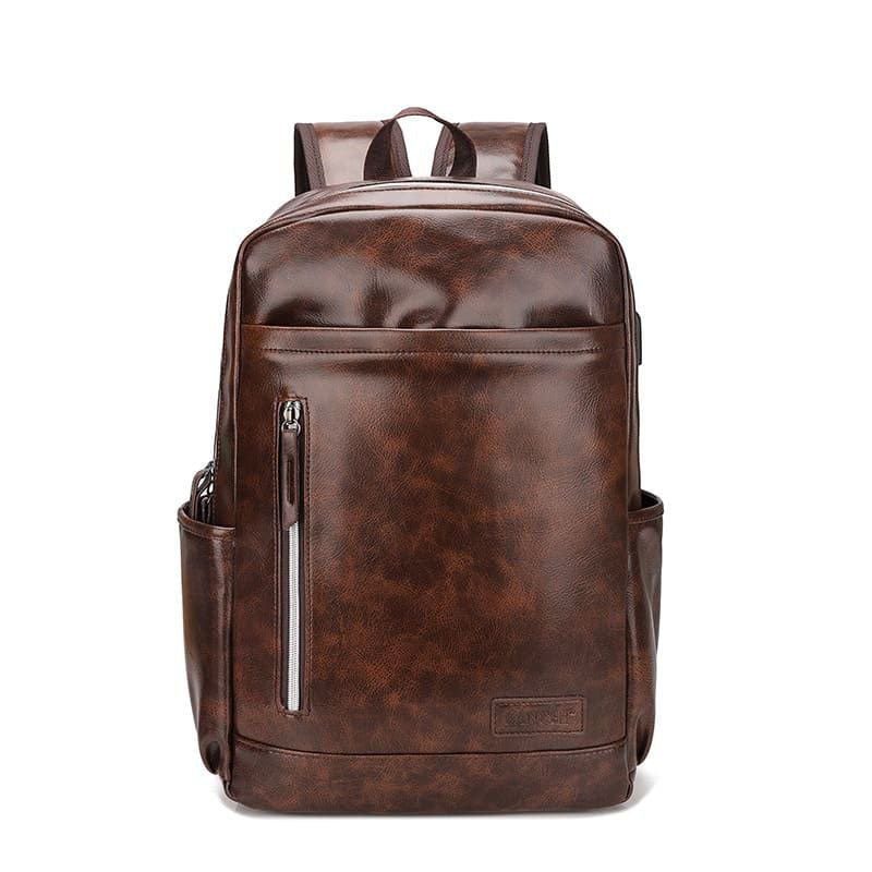 Sac à Dos Simili Cuir 15,6" Antivol – Business & Voyage