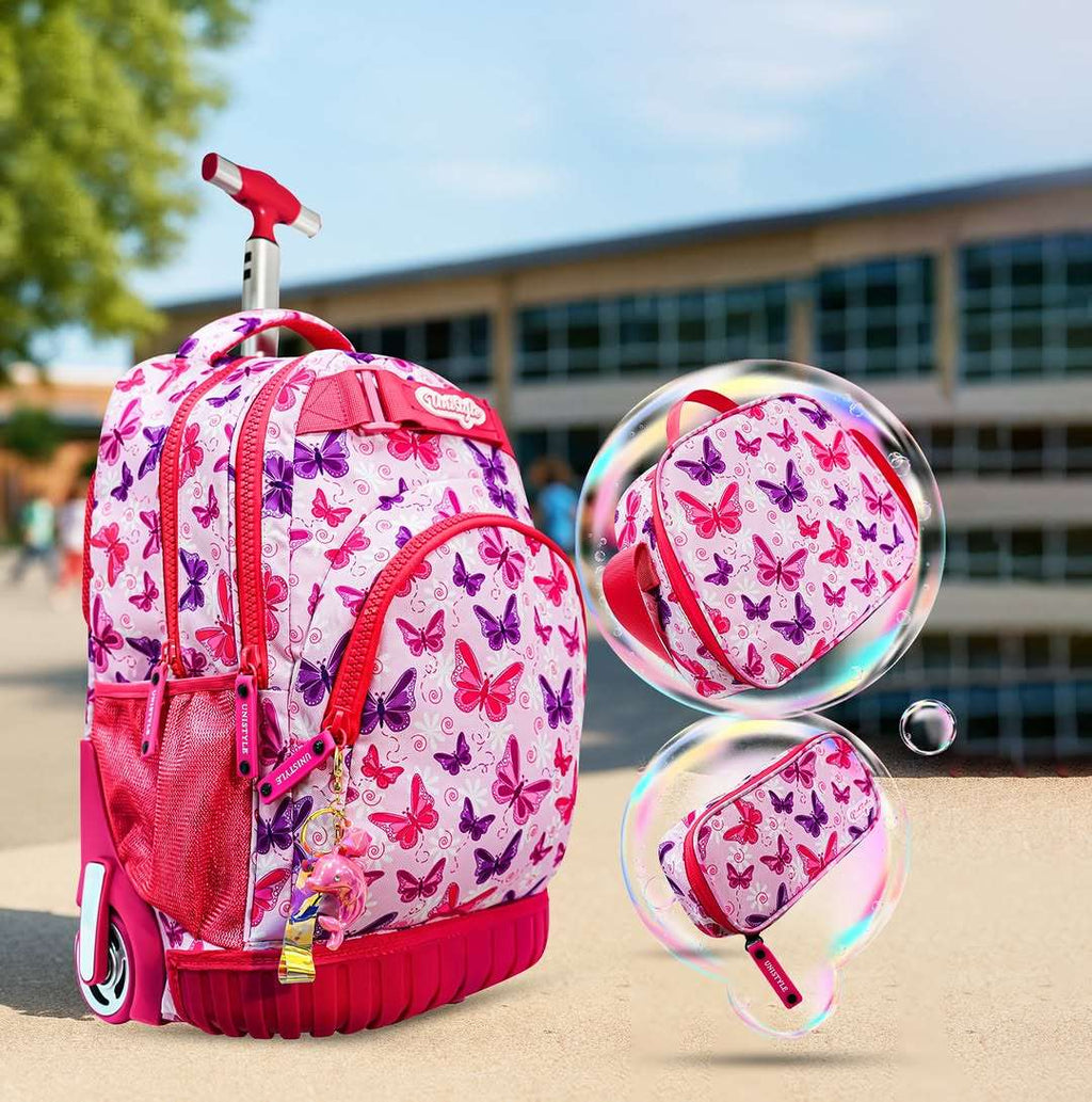 Pack Cartable Trolley 3 Pièces – Fille & Garçon