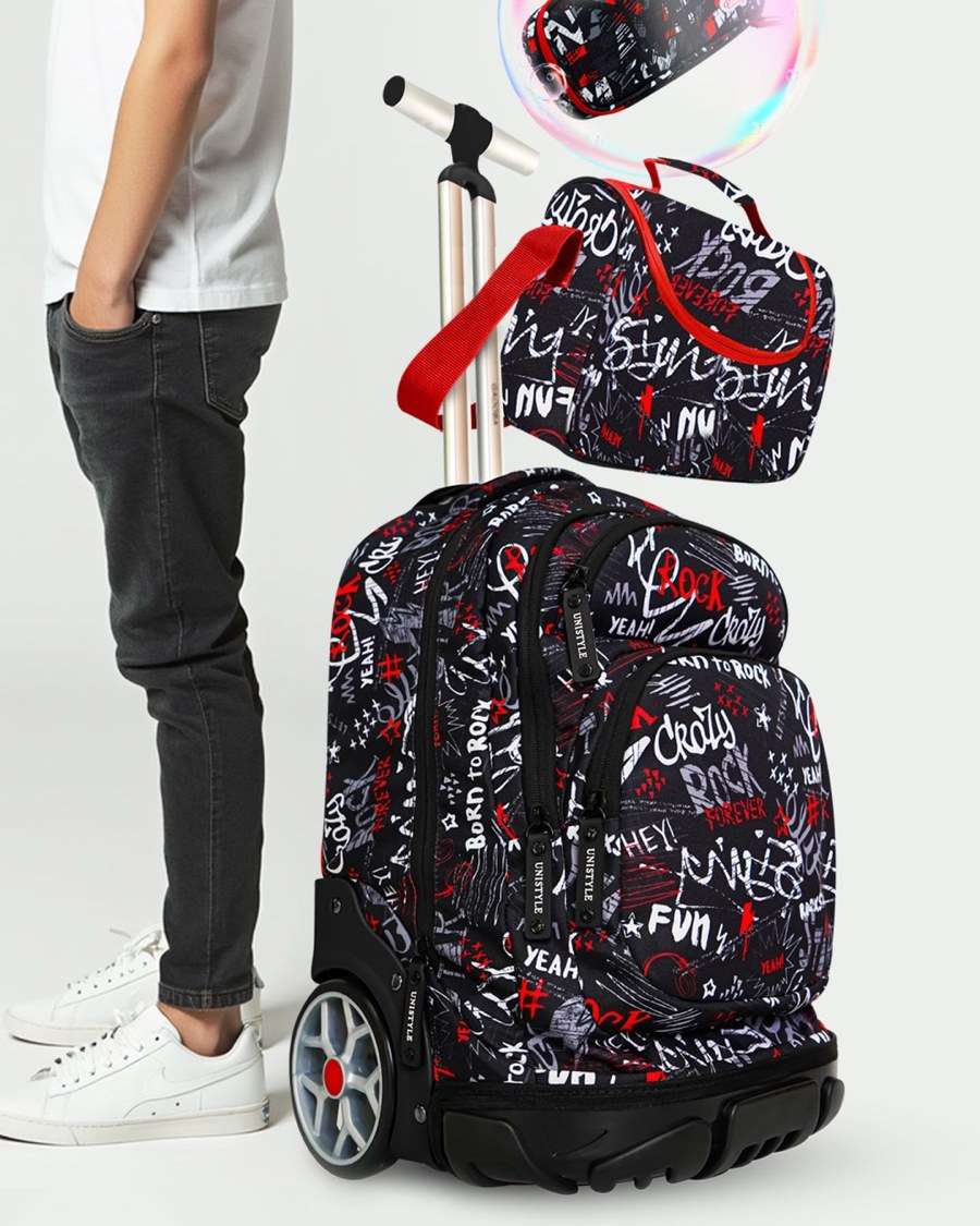 Pack Cartable Trolley 3 Pièces – Fille & Garçon