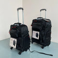 Lot de 2 Valises Cabine Multifonctions en Tissu Oxford – Roulettes 360°, Poignée Télescopique, Mode Sac à Do