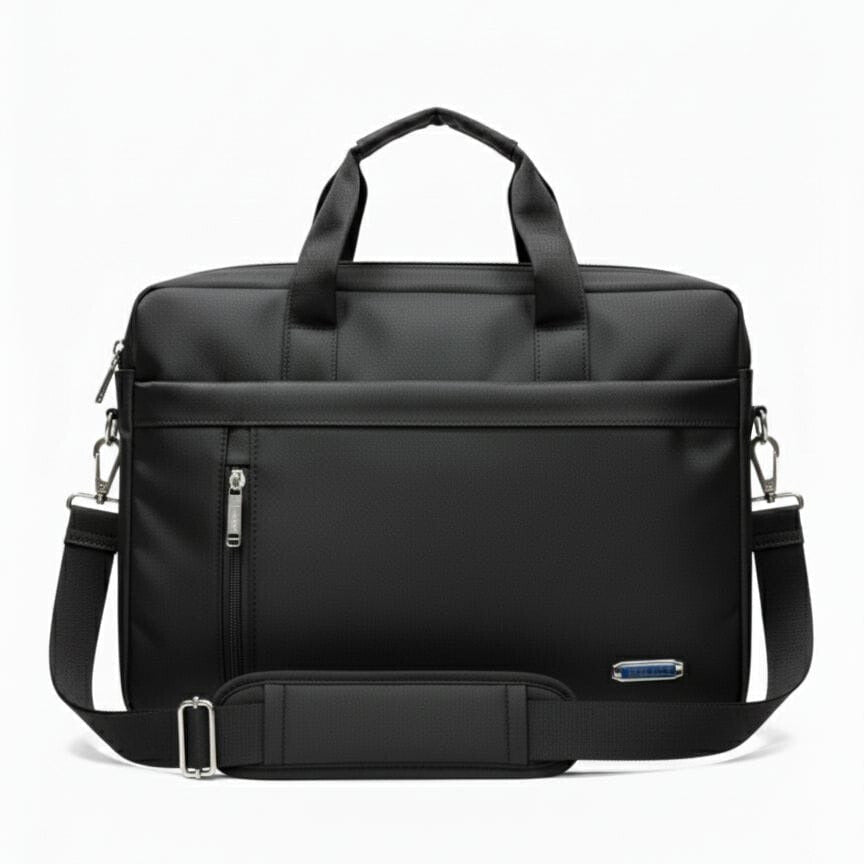 Cartable ordinateur 15.6 pouces noir – sacoche laptop professionnelle étanche