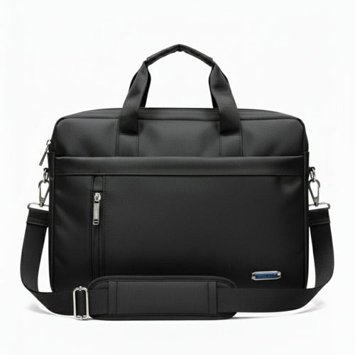 Cartable ordinateur 15.6 pouces noir – sacoche laptop professionnelle étanche