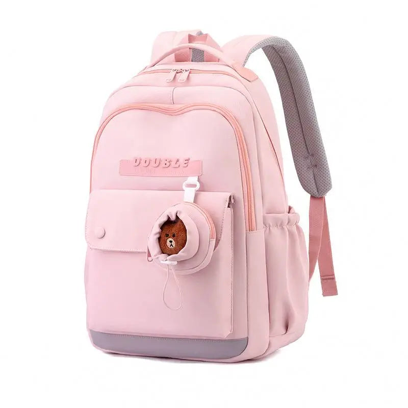 🎒 Cartable Scolaire Kawaii Grande Capacité – Pour Étudiantes, Lycéennes, Collégiennes