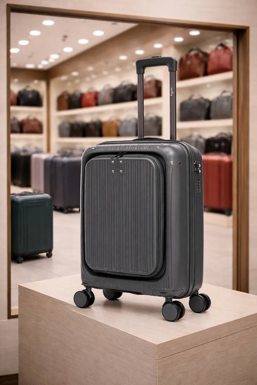 💼 Valise Cabine Business avec Compartiment PC – Ouverture Frontale
