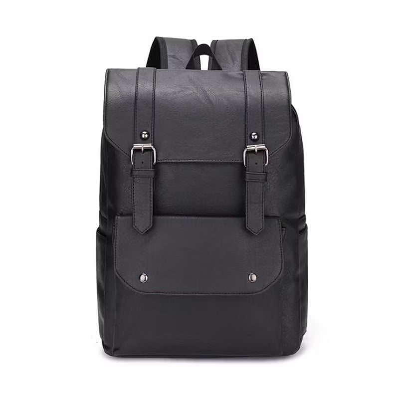 Sac à dos élégant en simili cuir — Style vintage minimaliste | Livraison rapide