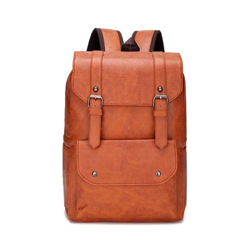 Sac à dos élégant en simili cuir — Style vintage minimaliste | Livraison rapide