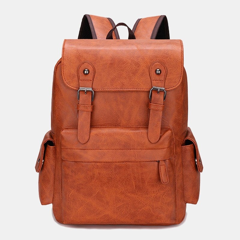 Sac à dos rétro en simili cuir — Style vintage bohème | 3 coloris