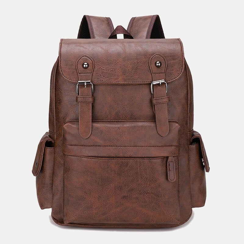 Sac à dos rétro en simili cuir — Style vintage bohème | 3 coloris