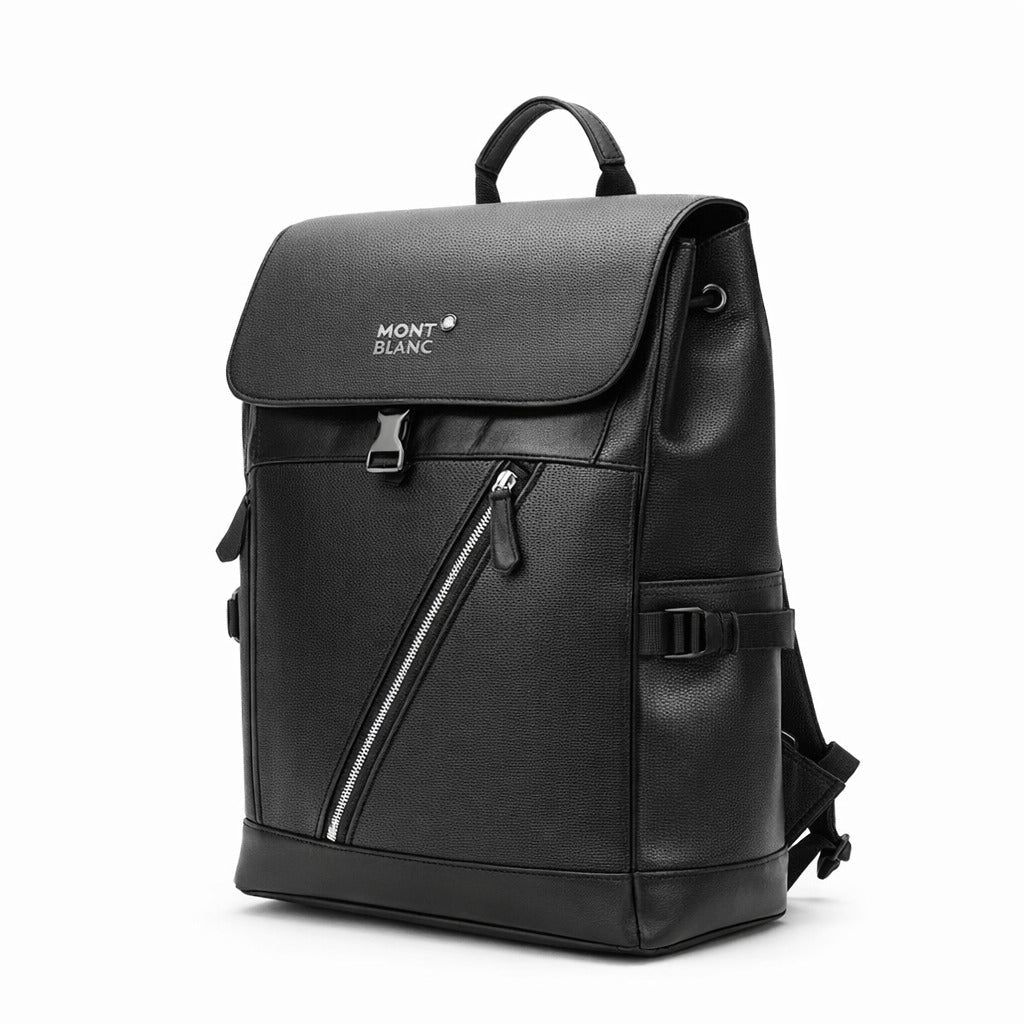 Sac à dos MB & PR Semi Leather | Sac élégant pour travail, voyage & PC
