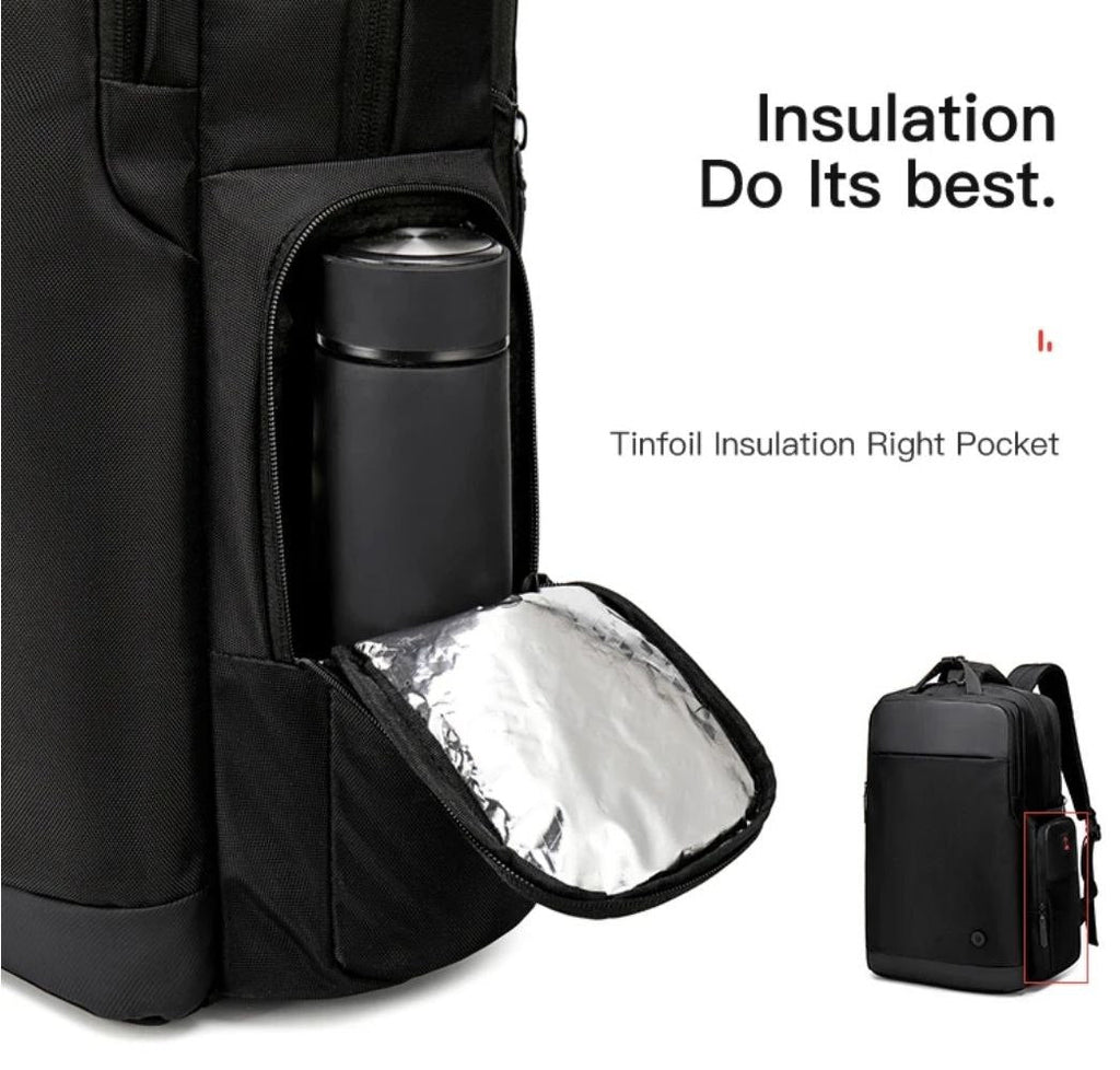 Sac à Dos Extensible 38L pour PC 17.3" Antivol – Business & Voyage Imperméable Golden Wolf