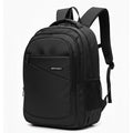 1️⃣ Sac à dos sport noir grande capacité 47 cm vue arrière porté