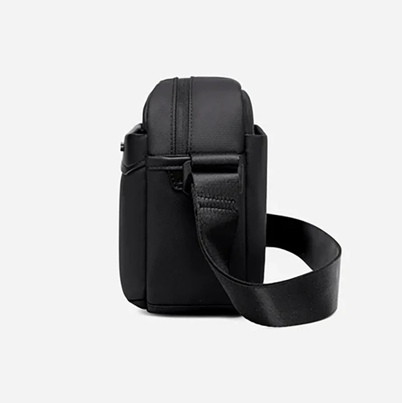 Sac Bandoulière Imperméable Unisexe – Sacoche Crossbody Oxford Multicompartiments Noir