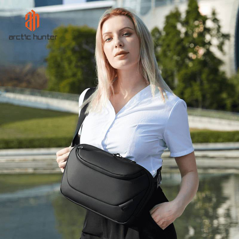 Sac bandoulière anti-vol homme femme — imperméable, léger 450g, grande capacité, idéal voyage randonnée bureau