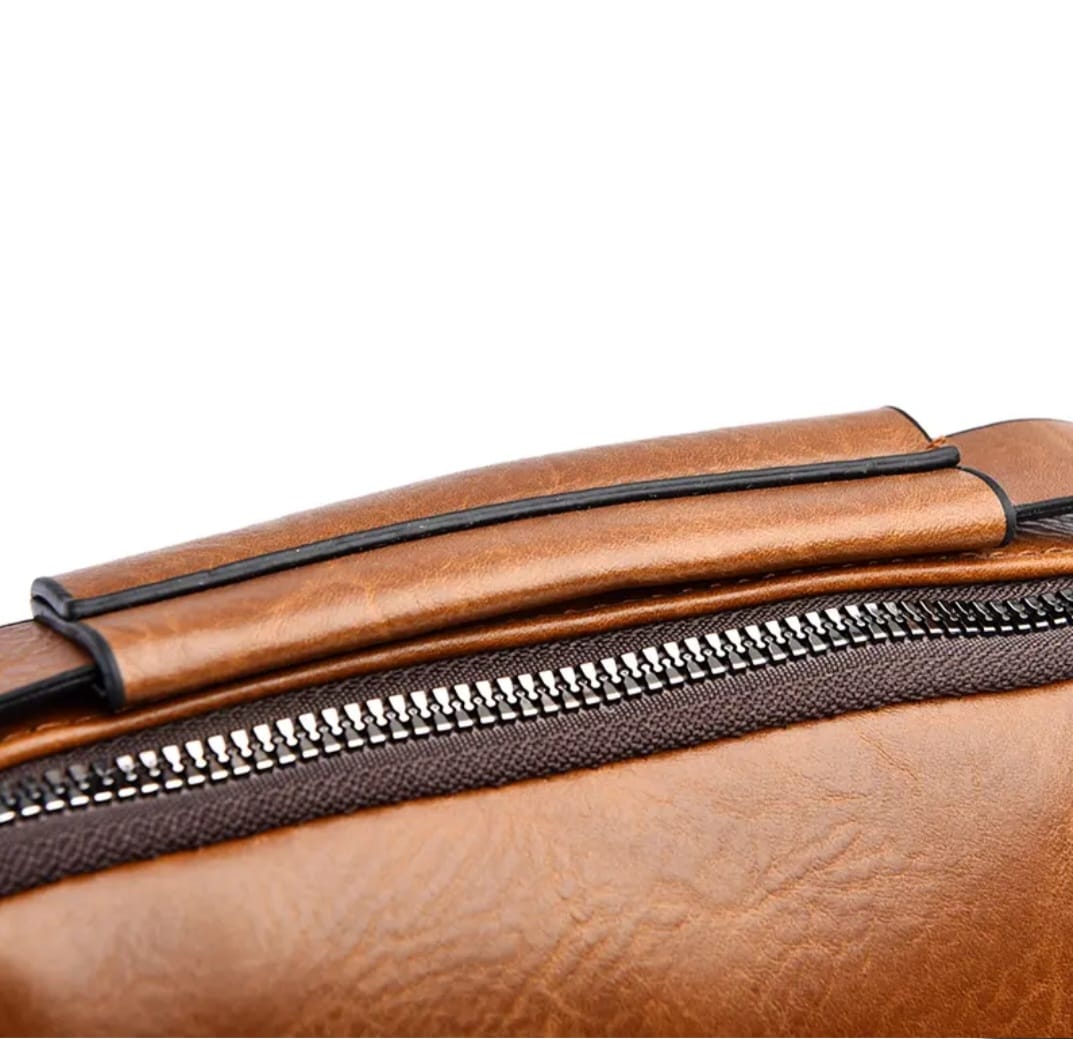 Sac Bandoulière Homme Cuir PU – Sacoche Business Jeep Buluo | Livraison Maroc