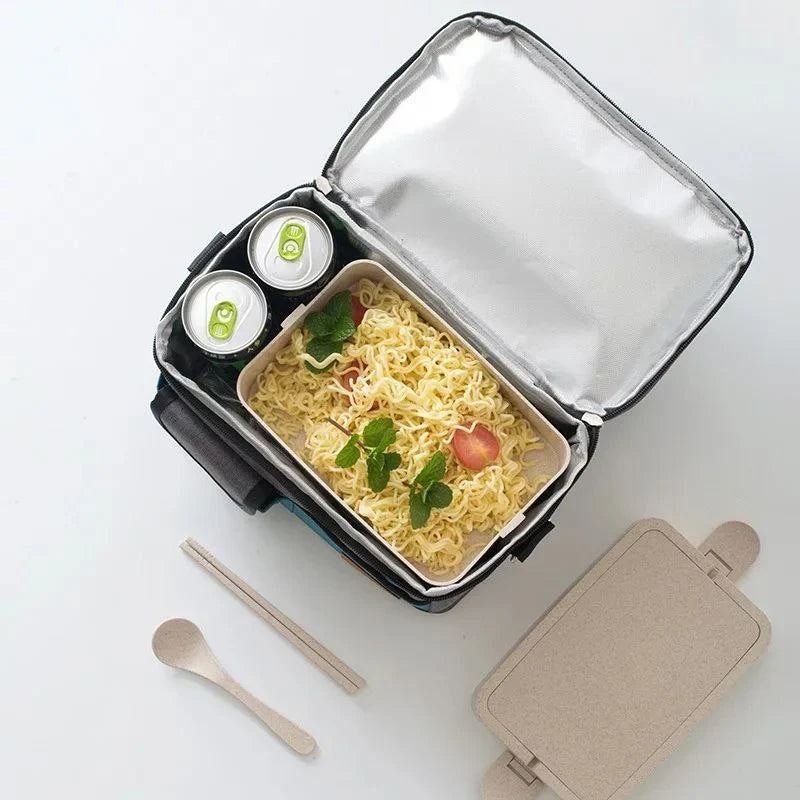 Sac Repas Isotherme Portable | Lunch Bag Étanche pour Aliments Chauds ou Froids | Sac Food de Pique-Nique & Bureau