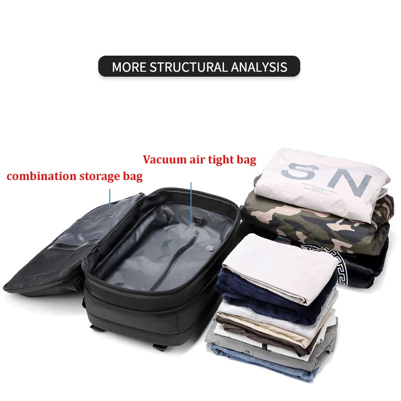 Sac de voyage sous vide grande capacité avec fermeture étanche
