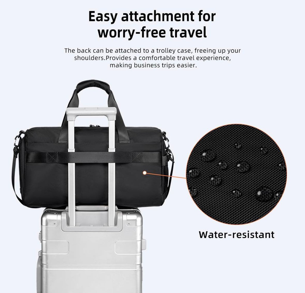 Sac de Sport & Voyage Grande Capacité 28L – Imperméable, Compartiment Chaussures & Bandoulière
