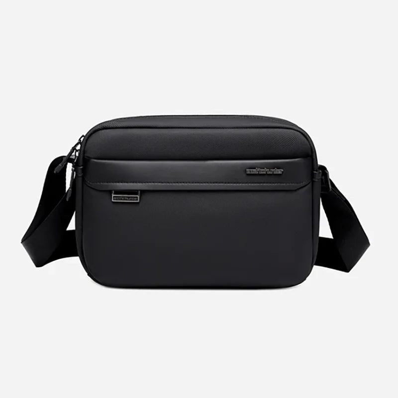 Sac Bandoulière Imperméable Unisexe – Sacoche Crossbody Oxford Multicompartiments Noir