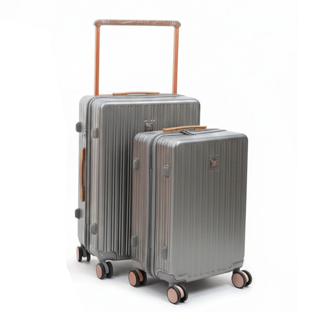 Set de valises haut de gamme rigides avec roulettes 360°, tailles cabine et soute