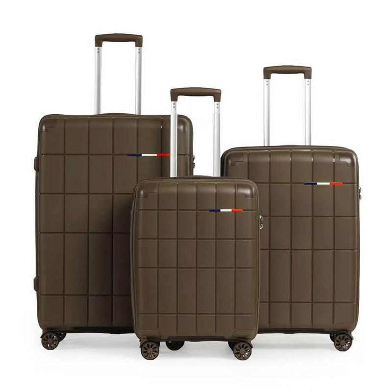 Set valises rigides vue de face