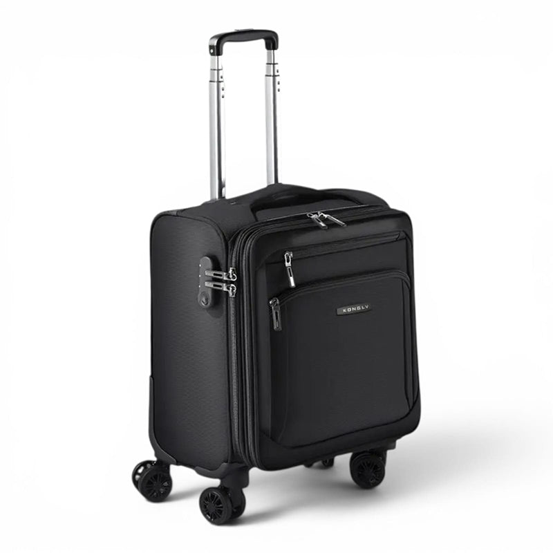 Valise Cabine 18 Pouces – Valise de Voyage Légère Imperméable avec Roues Silencieuses