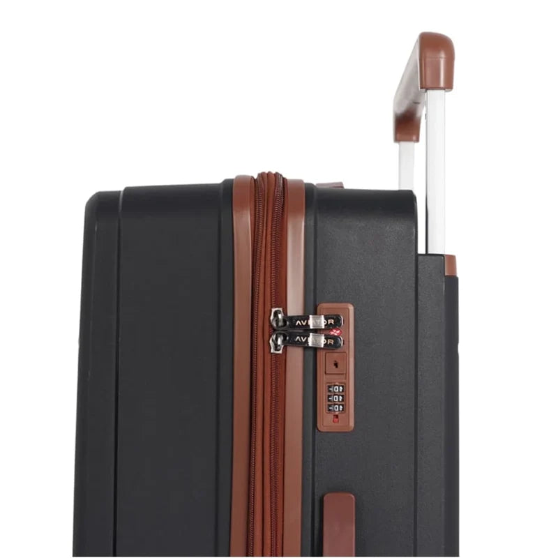 Set de 3 Valises Rigides de Voyage – Bagage Cabine, Moyenne & Grande Taille avec Roues Pivotantes 360°