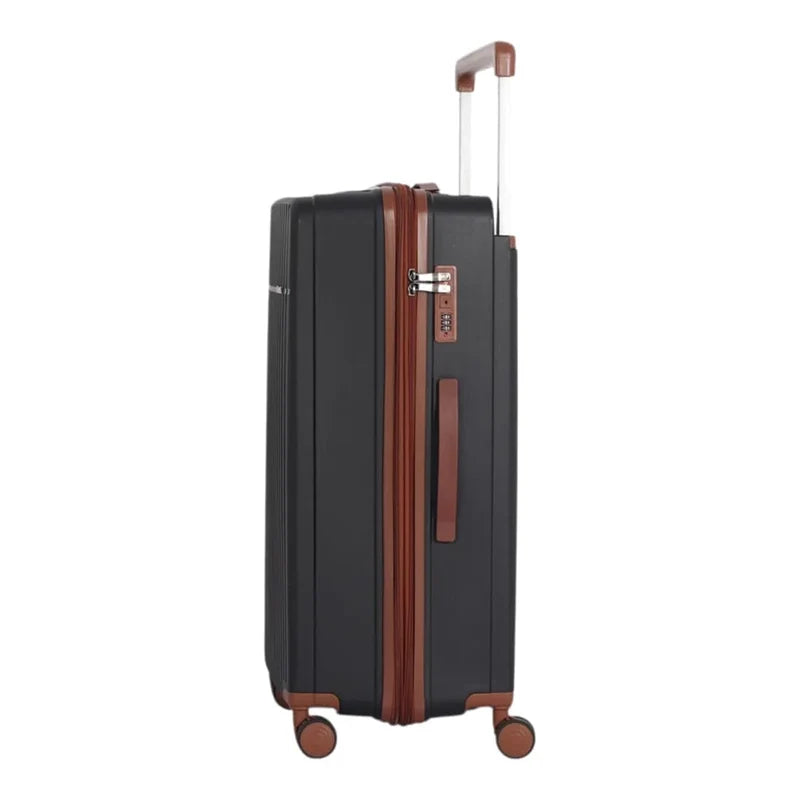 Set de 3 Valises Rigides de Voyage – Bagage Cabine, Moyenne & Grande Taille avec Roues Pivotantes 360°