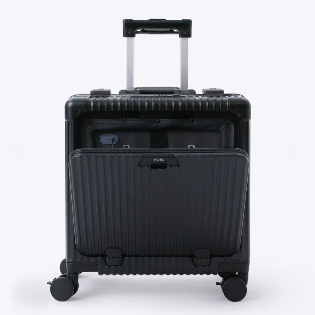 Valise Cabine Intelligente avec Port PC, Port USB, Support Téléphone et Porte-Gobelet Intégré