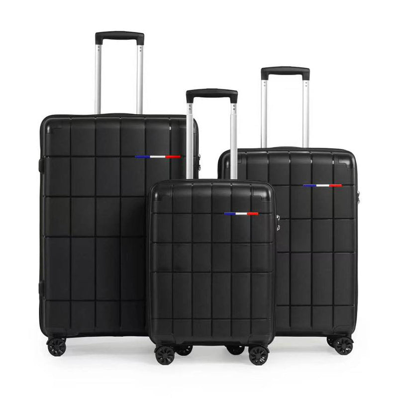 Set de 3 valises rigides vue générale